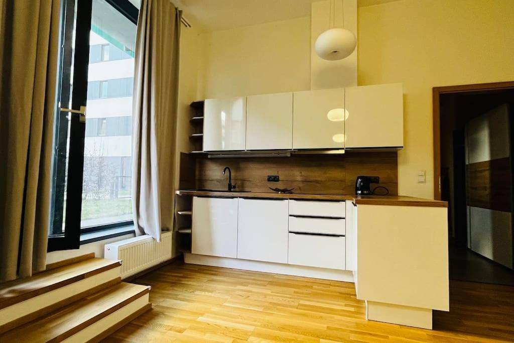 Apartment Holesovice, Garden, Garage براغ المظهر الخارجي الصورة